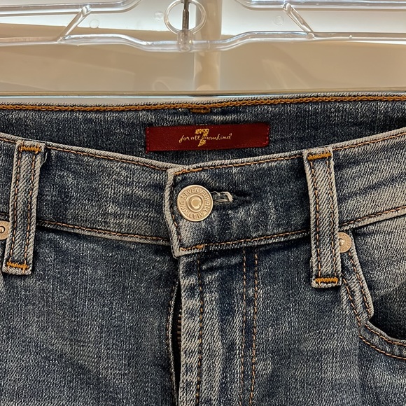 7 For All Mankind Raw Hem Jeans - Picture 5 of 6